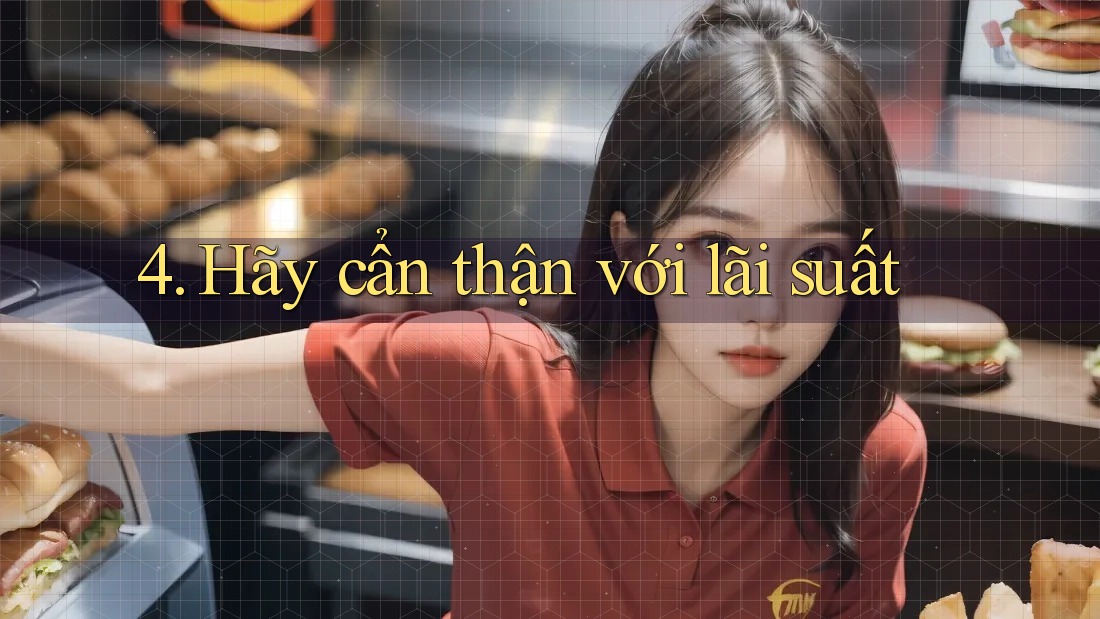 4. Hãy cẩn thận với lãi suất