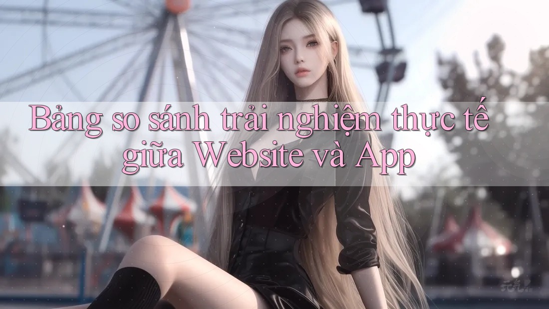 Bảng so sánh trải nghiệm thực tế giữa Website và App Bảng so sánh trải nghiệm thực tế giữa Website và App