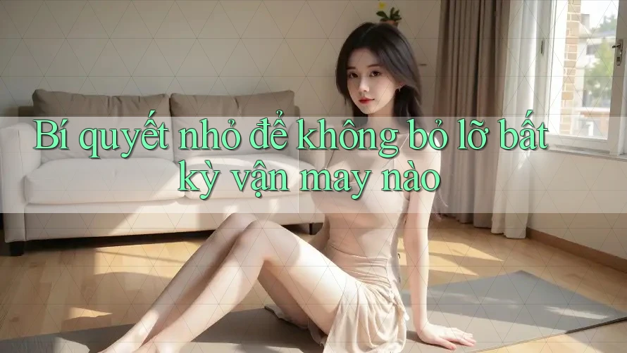 Bí quyết nhỏ để không bỏ lỡ bất kỳ vận may nào