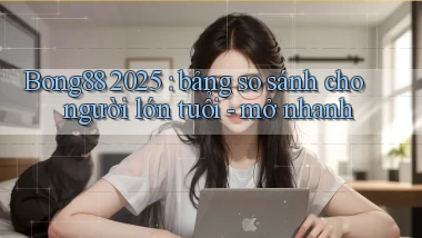 Bong88 2025 bảng so sánh cho người lớn tuổi   mở nhanh