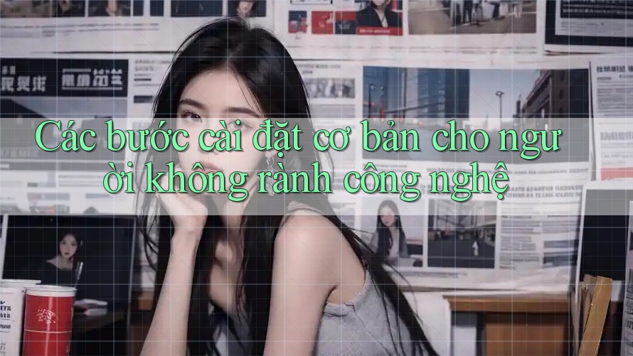Các bước cài đặt cơ bản cho người không rành công nghệ