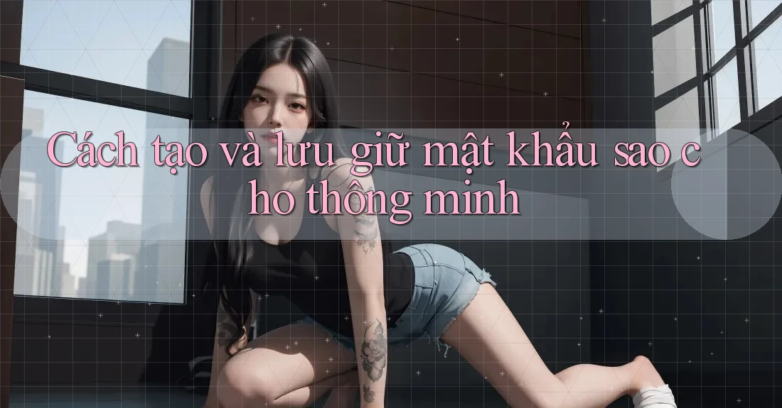 Cách tạo và lưu giữ mật khẩu sao cho thông minh