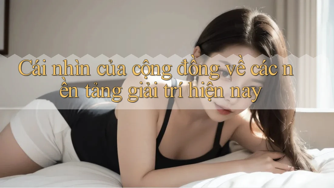 Cái nhìn của cộng đồng về các nền tảng giải trí hiện nay