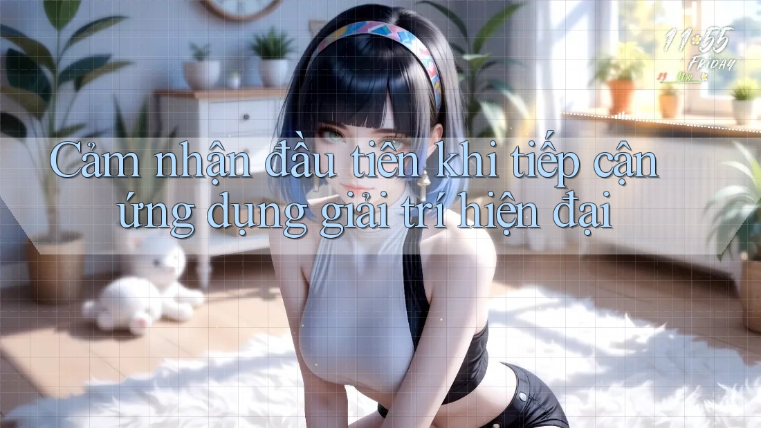 Cảm nhận đầu tiên khi tiếp cận ứng dụng giải trí hiện đại Cảm nhận đầu tiên khi tiếp cận ứng dụng giải trí hiện đại