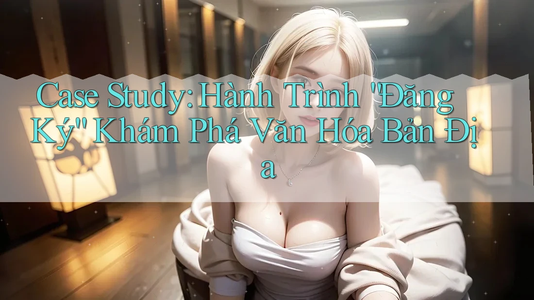 Case Study: Hành Trình “Đăng Ký” Khám Phá Văn Hóa Bản Địa
