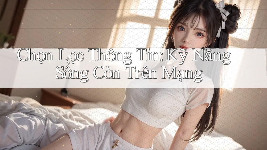 Chọn Lọc Thông Tin: Kỹ Năng Sống Còn Trên Mạng Chọn Lọc Thông Tin: Kỹ Năng Sống Còn Trên Mạng