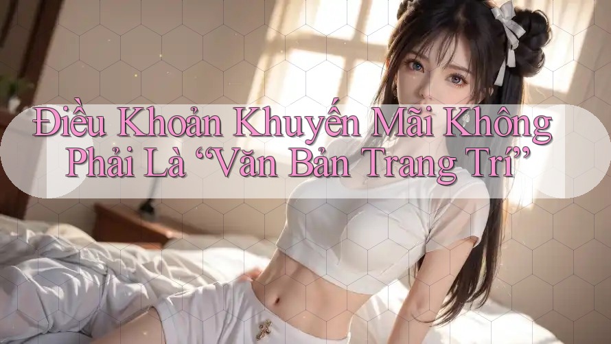 Điều Khoản Khuyến Mãi Không Phải Là “Văn Bản Trang Trí”