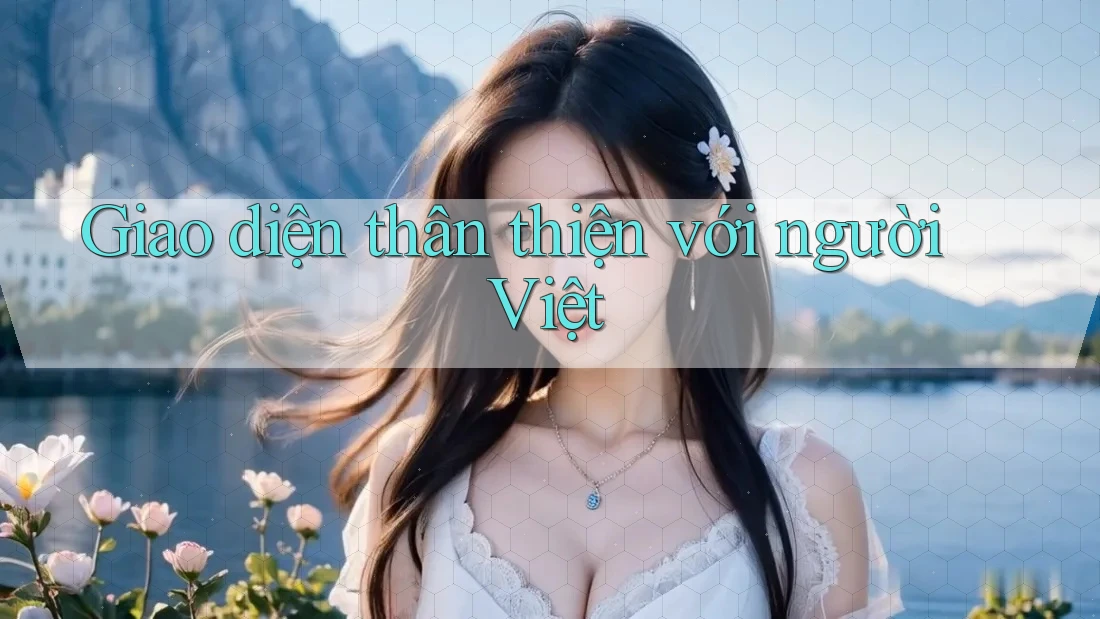Giao diện thân thiện với người Việt Giao diện thân thiện với người Việt