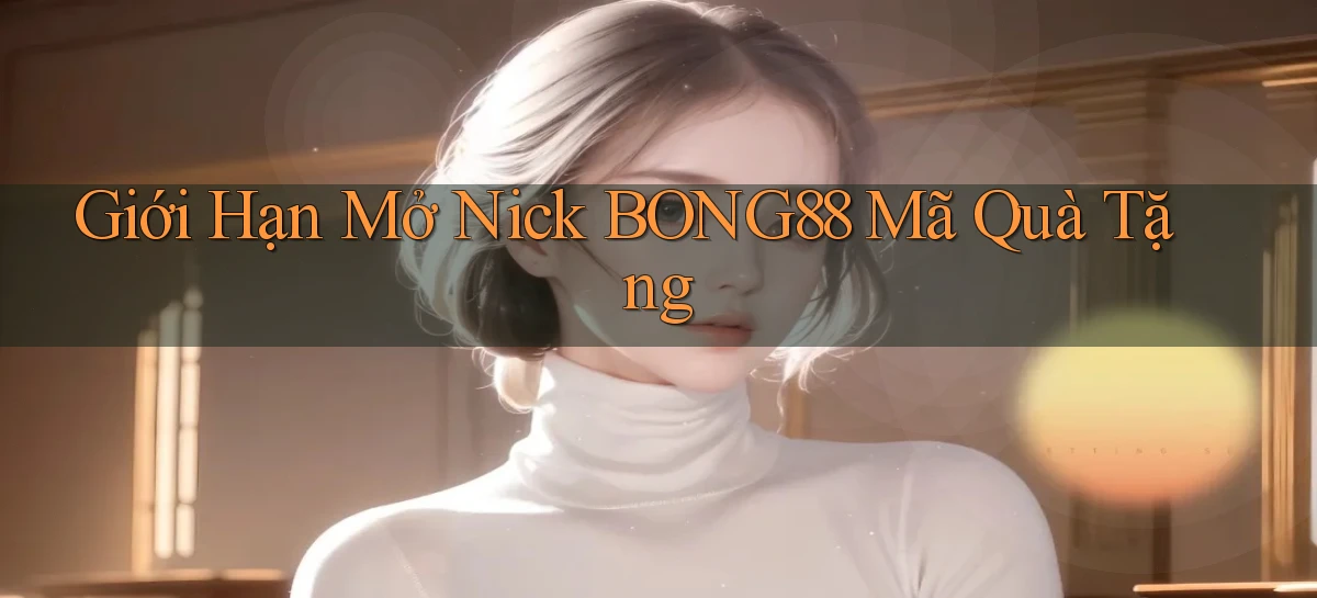 giới hạn mở nick bong88 mã quà tặng