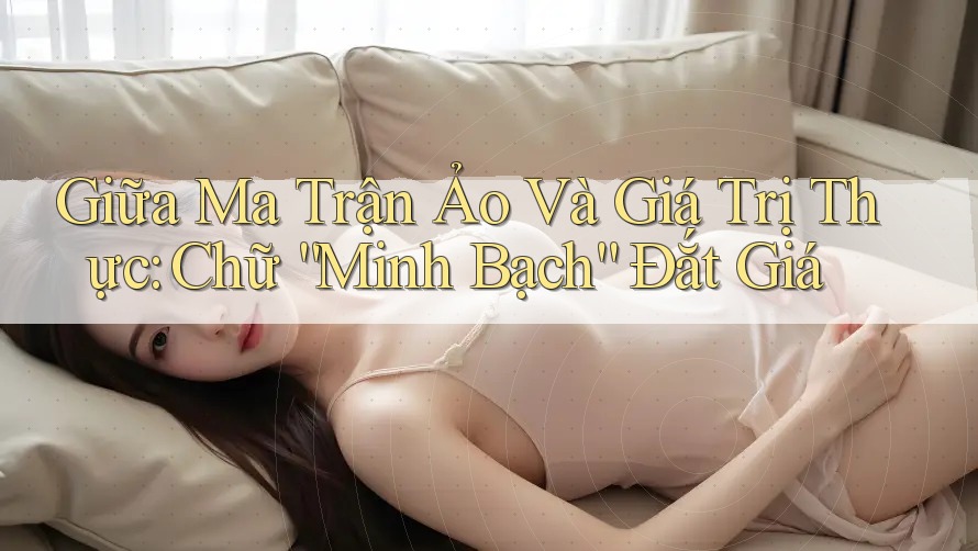 Giữa Ma Trận Ảo Và Giá Trị Thực: Chữ “Minh Bạch” Đắt Giá