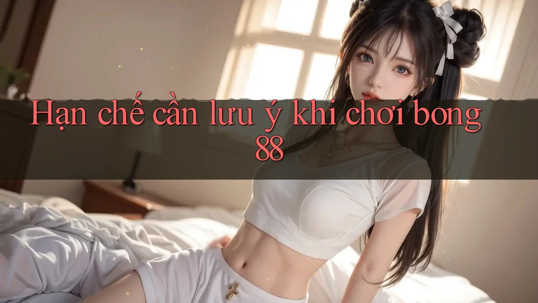 Hạn chế cần lưu ý khi chơi bong88 Hạn chế cần lưu ý khi chơi bong88