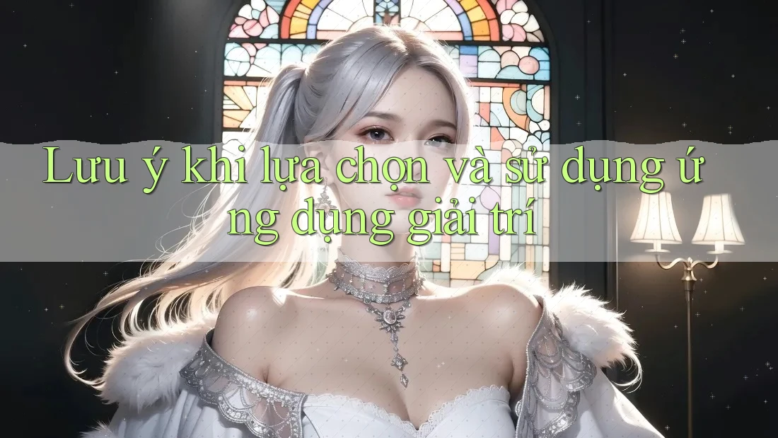 Lưu ý khi lựa chọn và sử dụng ứng dụng giải trí Lưu ý khi lựa chọn và sử dụng ứng dụng giải trí