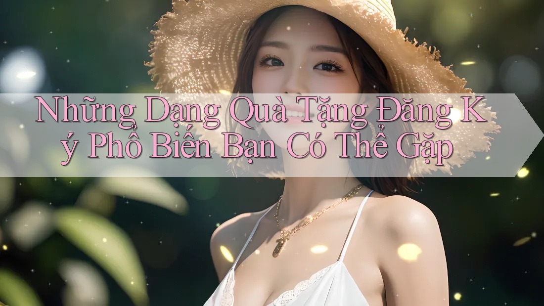 Những Dạng Quà Tặng Đăng Ký Phổ Biến Bạn Có Thể Gặp Những Dạng Quà Tặng Đăng Ký Phổ Biến Bạn Có Thể Gặp