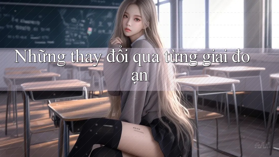 Những thay đổi qua từng giai đoạn