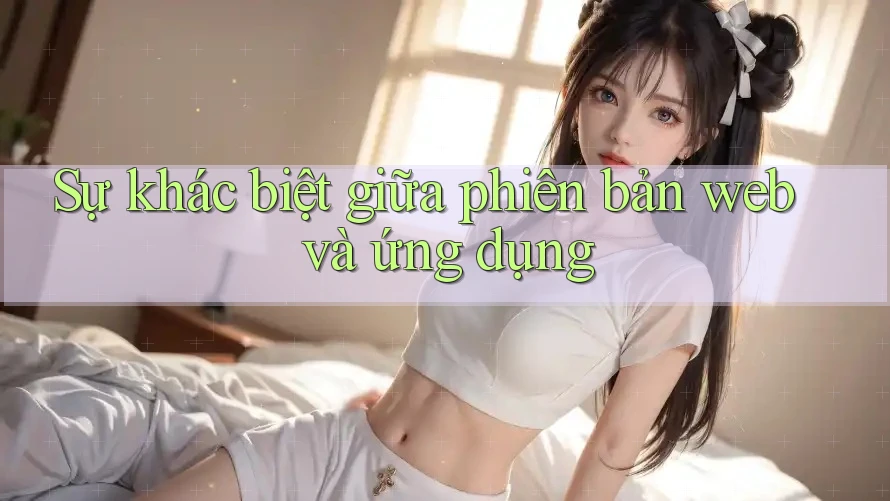 Sự khác biệt giữa phiên bản Web và Ứng dụng Sự khác biệt giữa phiên bản Web và Ứng dụng