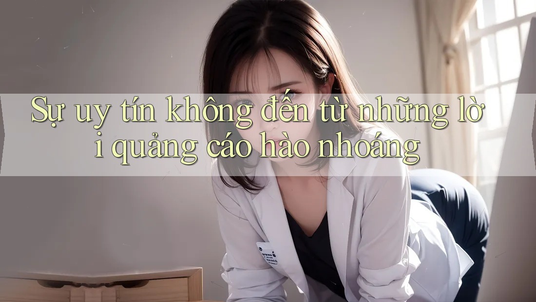 Sự uy tín không đến từ những lời quảng cáo hào nhoáng Sự uy tín không đến từ những lời quảng cáo hào nhoáng