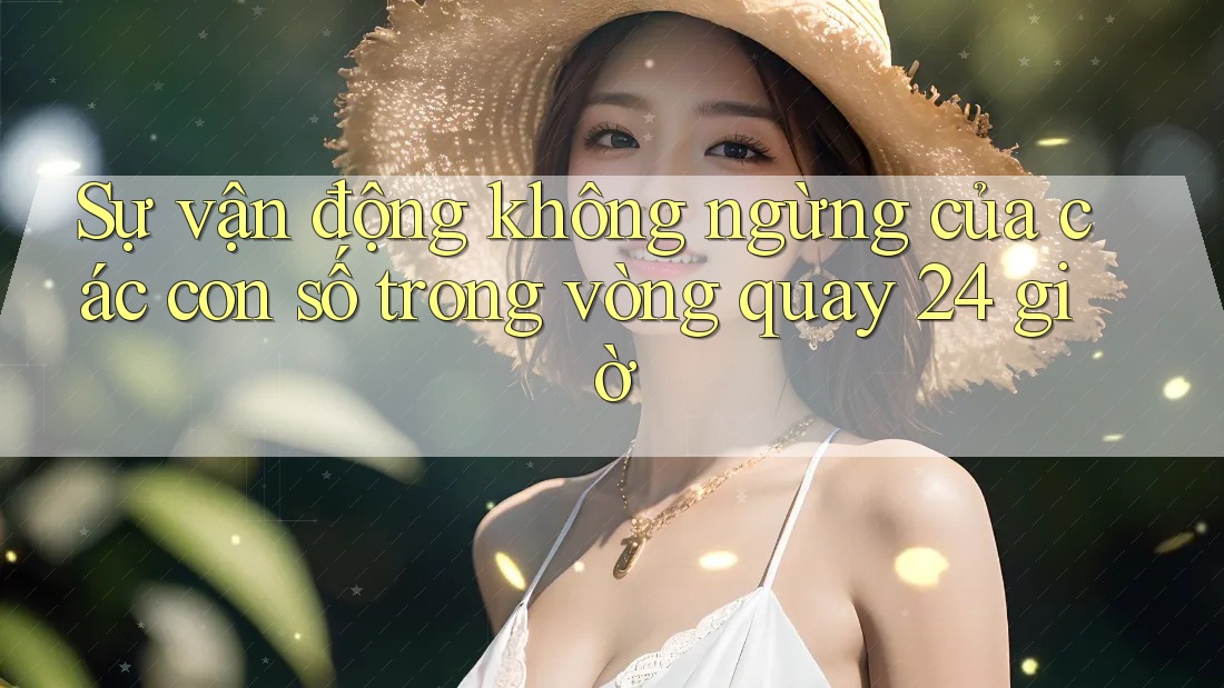 Sự vận động không ngừng của các con số trong vòng quay 24 giờ Sự vận động không ngừng của các con số trong vòng quay 24 giờ