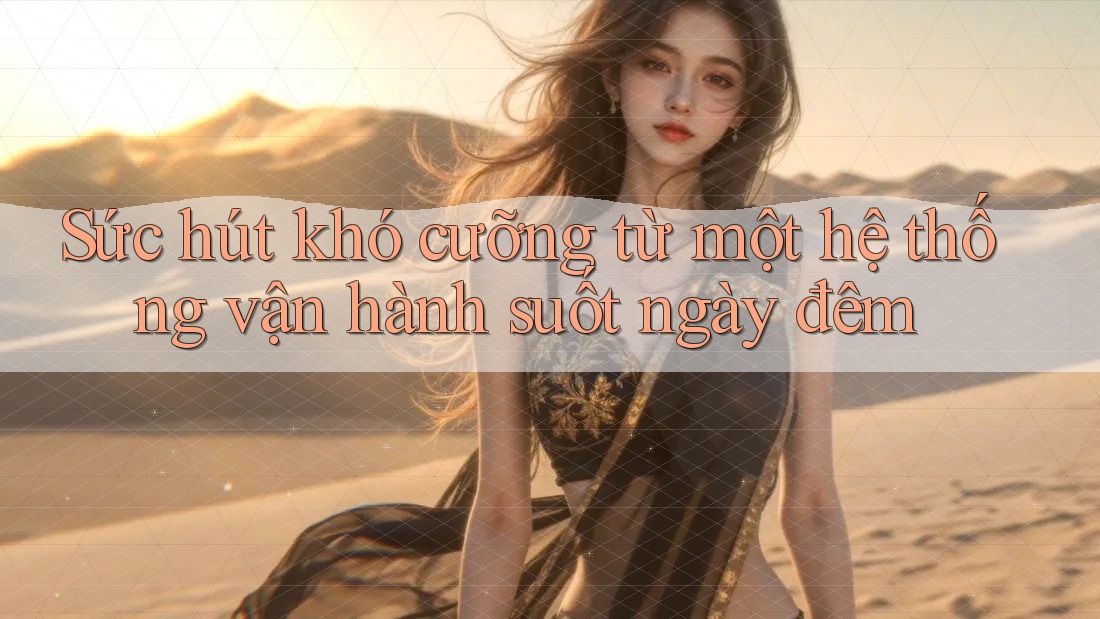 Sức hút khó cưỡng từ một hệ thống vận hành suốt ngày đêm