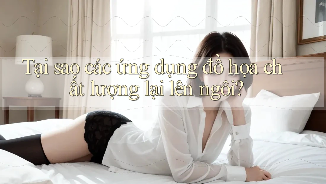 Tại sao các ứng dụng đồ họa chất lượng lại lên ngôi?