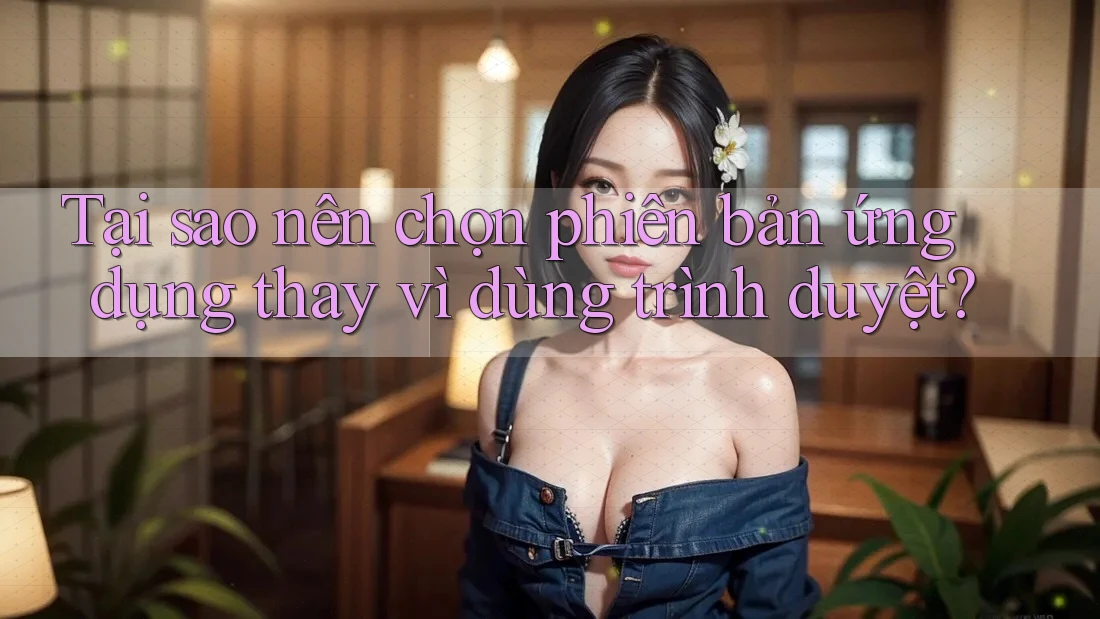 Tại sao nên chọn phiên bản ứng dụng thay vì dùng trình duyệt?