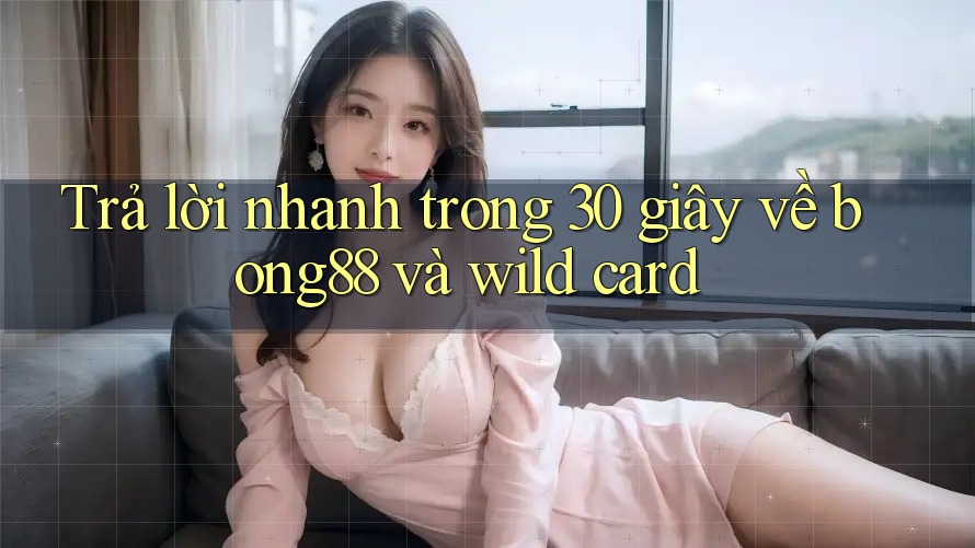 Trả lời nhanh trong 30 giây về bong88 và wild card Trả lời nhanh trong 30 giây về bong88 và wild card