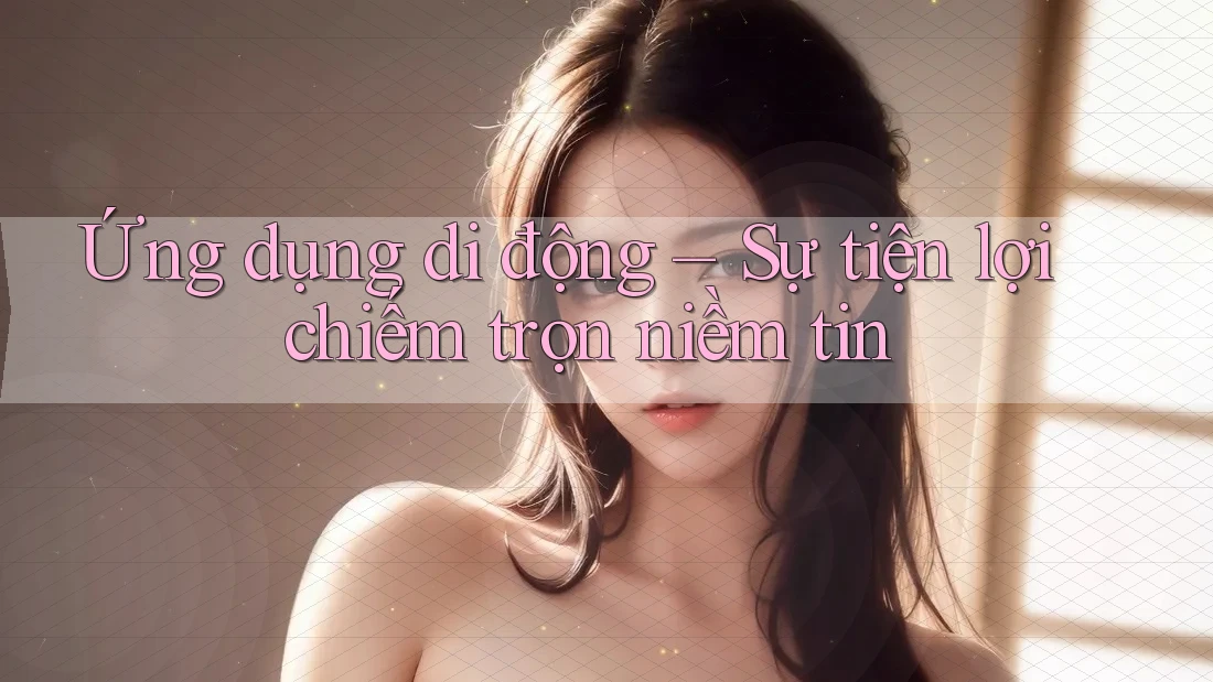 Ứng dụng di động – Sự tiện lợi chiếm trọn niềm tin