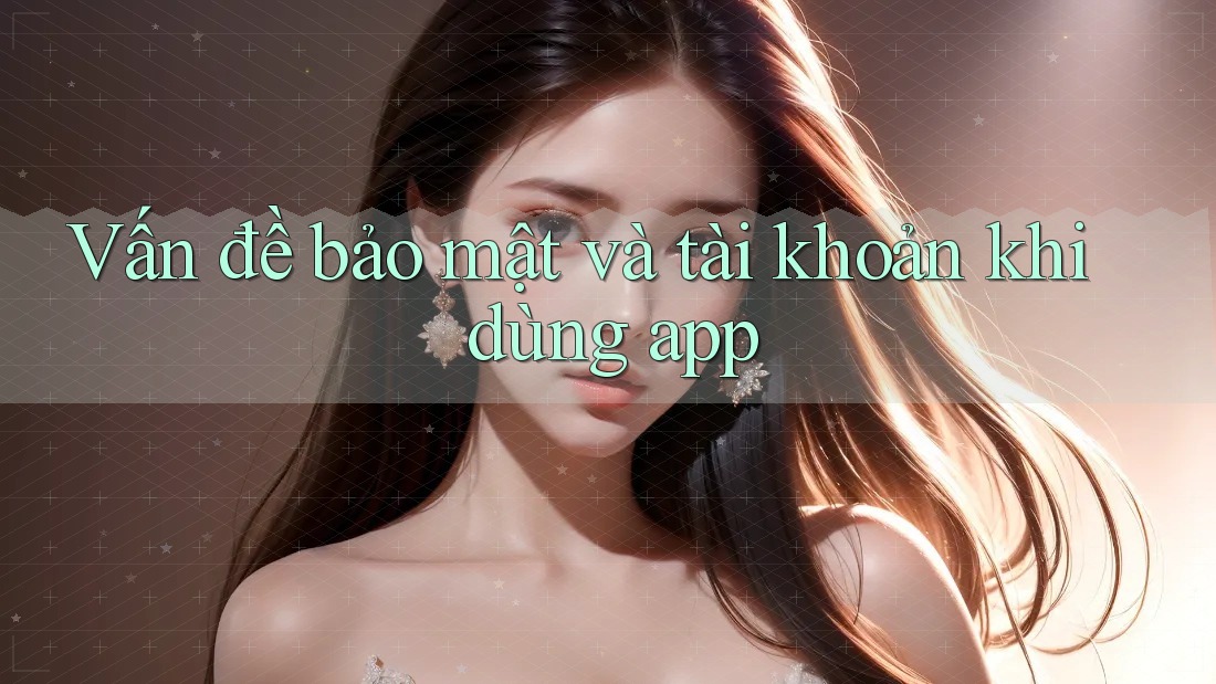 Vấn đề bảo mật và tài khoản khi dùng app
